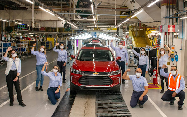Chevrolet Tracker atinge 100 mil unidades produzidas no Brasil