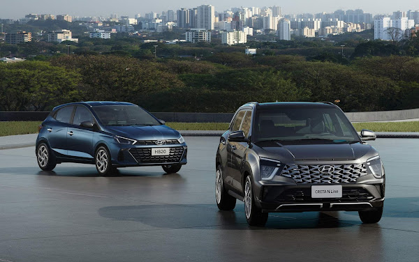 Hyundai HB20 e Creta 2025 chegam às concessionárias - tabela de preços